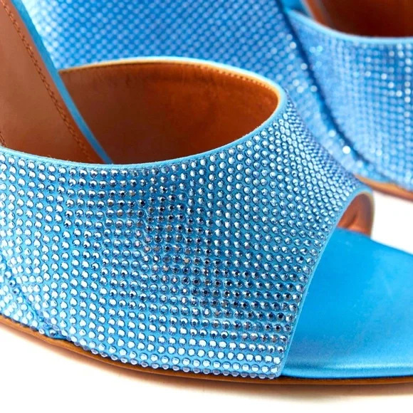 Amina Muaddi Women's SAPPHIRE Sandals - Picture 1 of 6